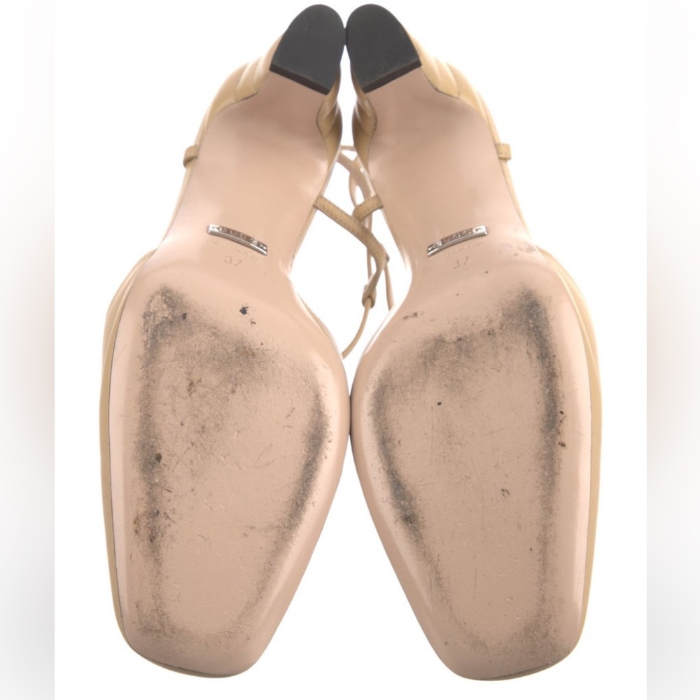 Gucci Leather Slingback Heels - Picture 5 of 5